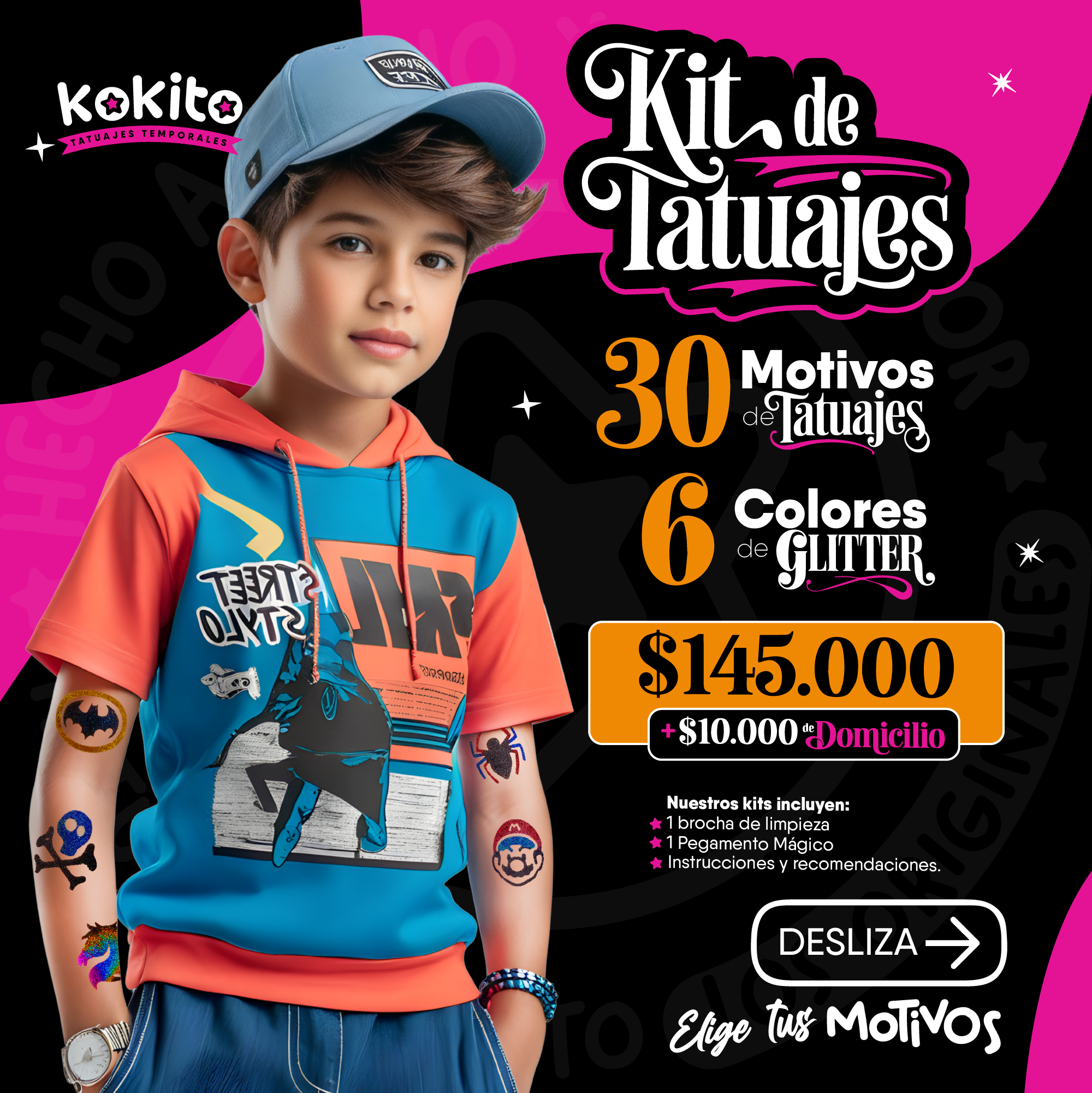 Kit Tatuajes Kokito